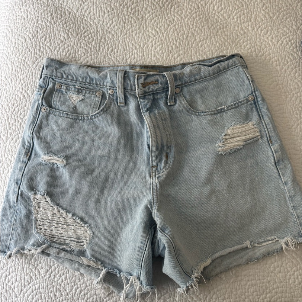 Madewell Light Blue Jean Shorts